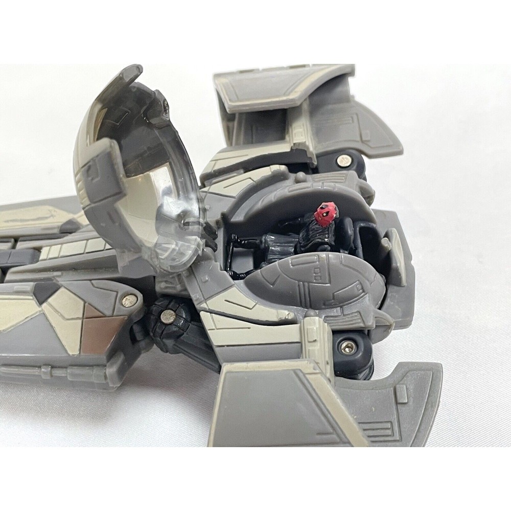 Star Wars Transformers Darth Maul Sith Infiltrator Fighter Ship Figure - Picture 7 of 8